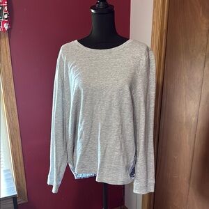 Talbots Gray Oversized Sweatshirt